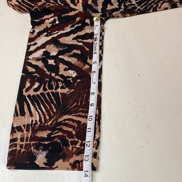 Chico’s Animal Print Button Down Dress Size 2/12 - Picture 10 of 12